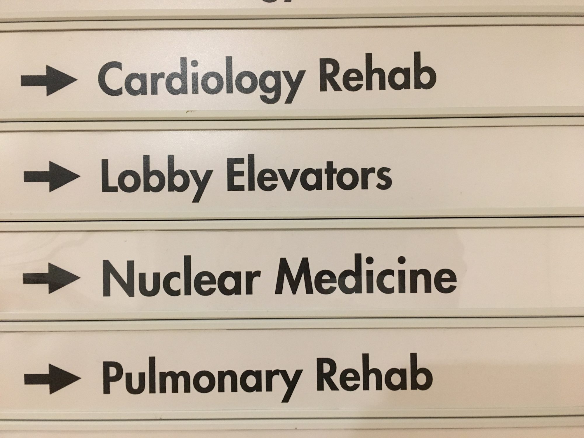 Cardiology signage